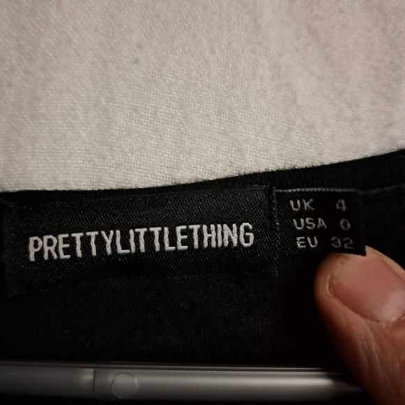 🧡𝅺PRETTYLITTLETHING Lace Back Tiered Tank Top - Picture 2 of 4